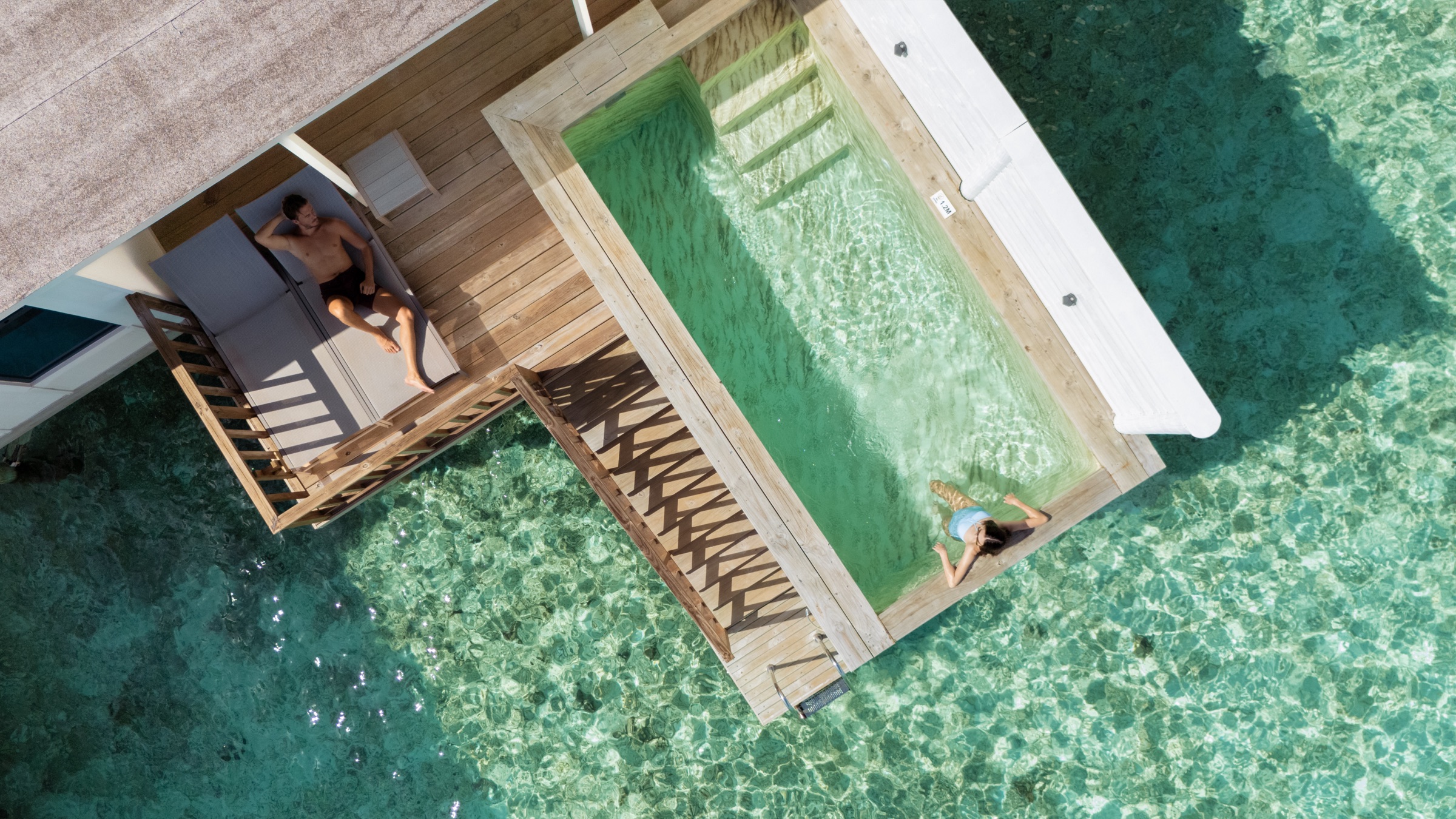 Sunrise Water Villa with Pool at OBLU NATURE Helengeli by SENTIDO